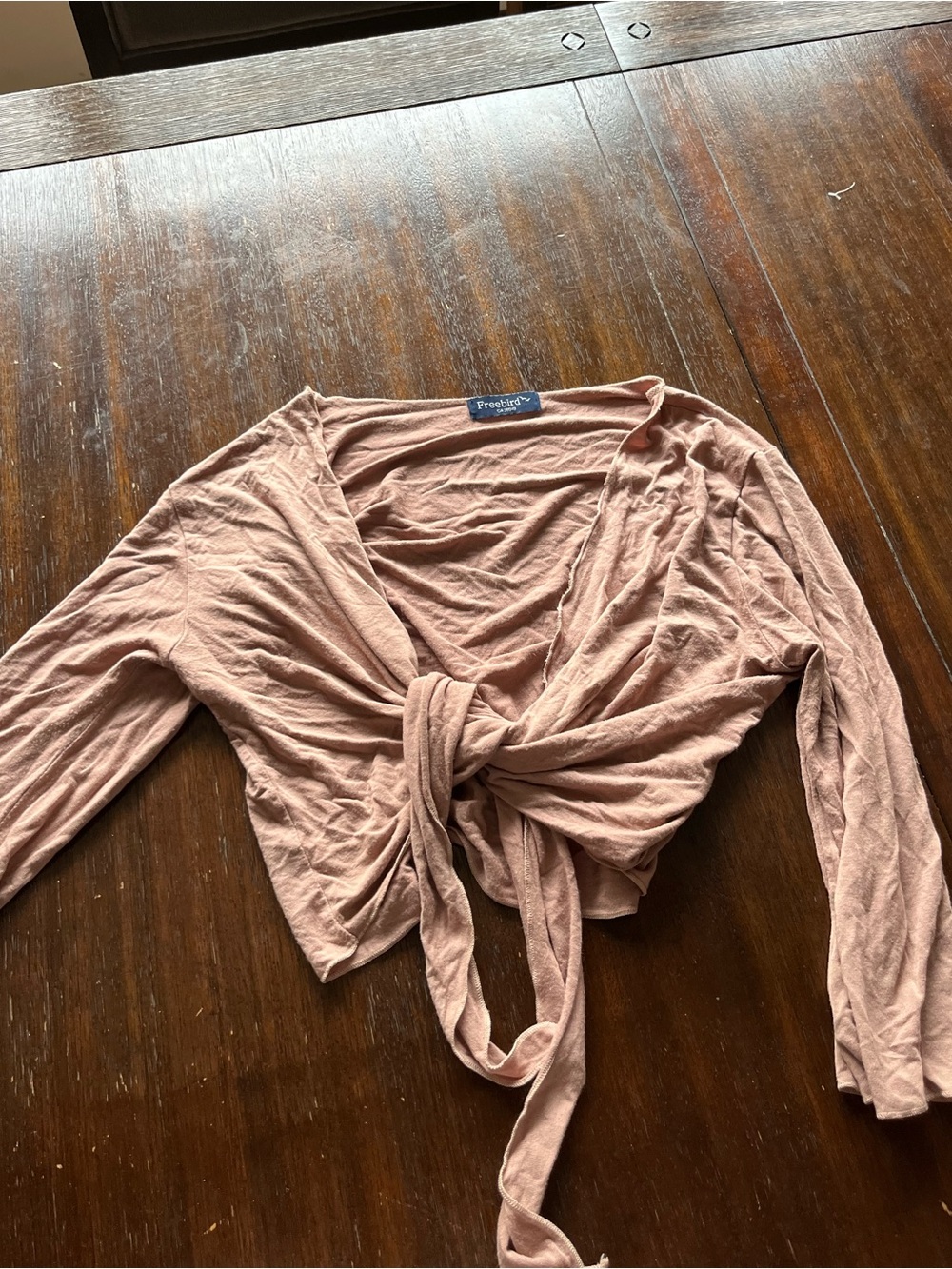 Vintage Tie Front Top